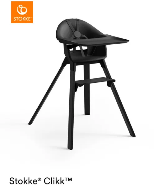 Høy stol Clikk - midnatt svart