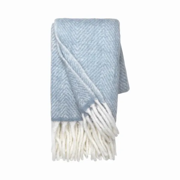 Cozy Living Mathea Teppe Herringbone Sky Blue